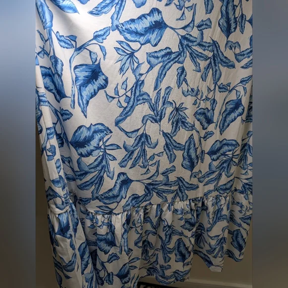 Grace Karin Blue Floral Halter Maxi Dress NWT Coastal Summer Size M Resortwear - Picture 9 of 9